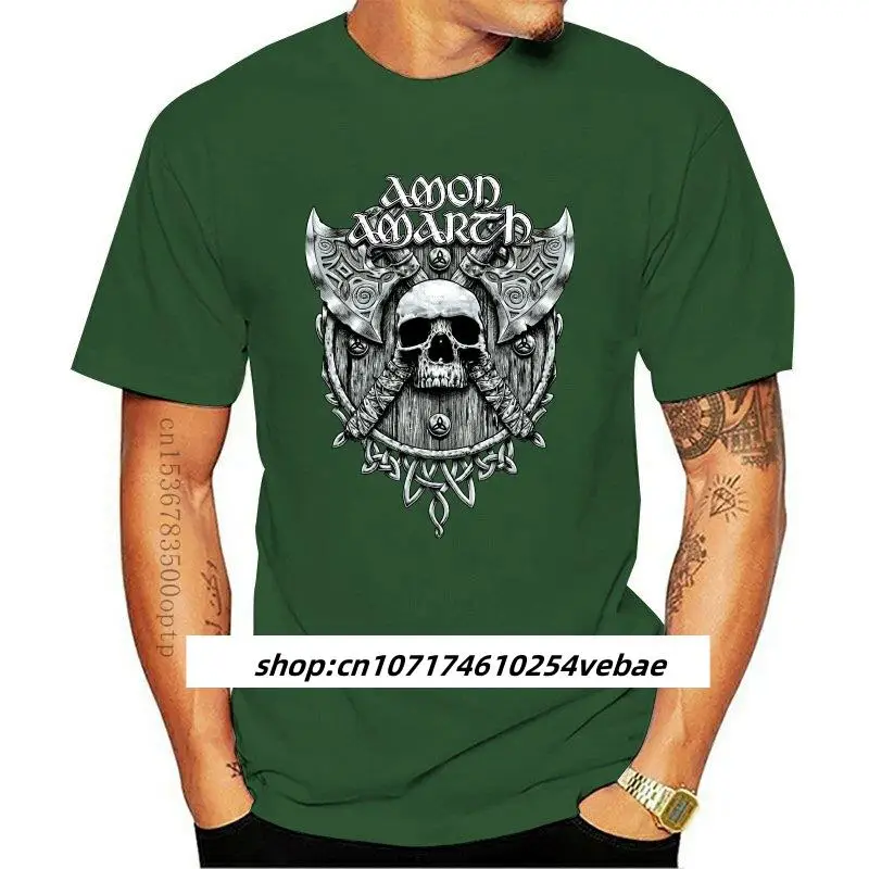 

Футболка с принтом мелодической смерти, металлическая группа AMON AMARTH DTG, летние топы, футболки, футболка, топ, футболка
