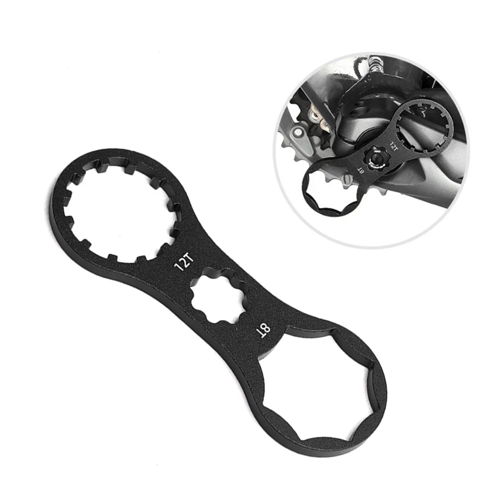 

Mountain Bike Wrench Front Fork Spanner Bicycle Removal Repair Tools Cycling Metal Torx Crank Cover Tool Wrench