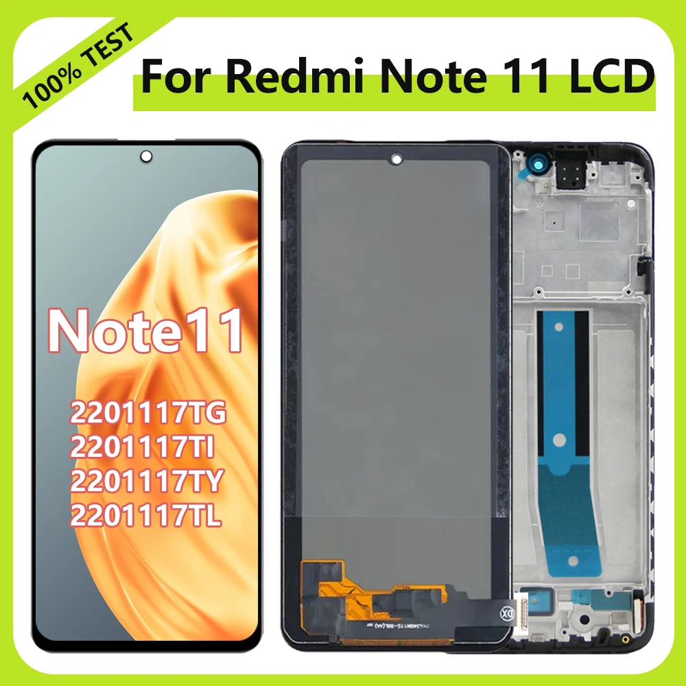 ЖК-дисплей Note11 2201117TG 2201117TY для Xiaomi Redmi Incell с сенсорным экраном и дигитайзером