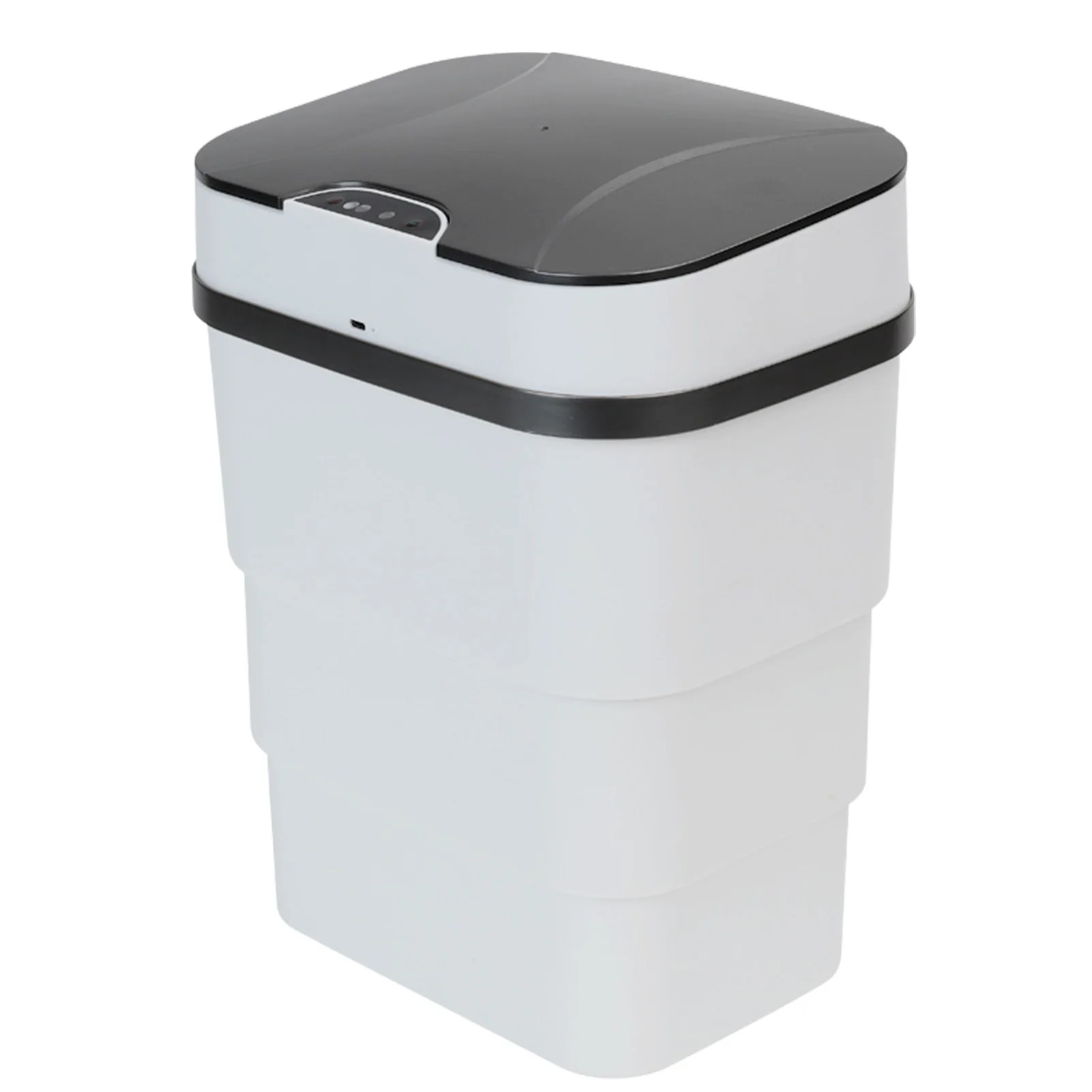 

Smart Trash Bin With Lid Waterproof Automatic Garbage Can 3l/6l/9.5l 3 Modes Folding Waste Bin Wastebasket For Office Trash Bin