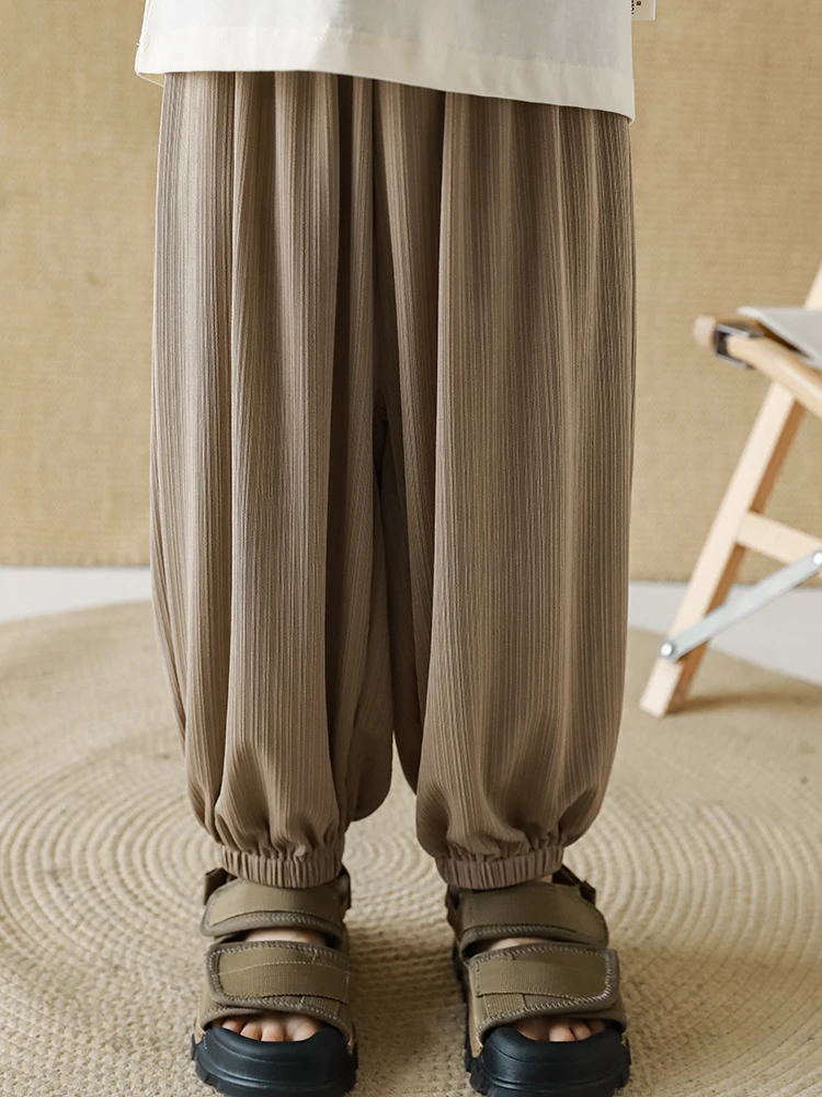 

Summer Boys' Simple Solid Color Versatile Handsome Pants Thin Breathable 2023 New Casual Pant Trend