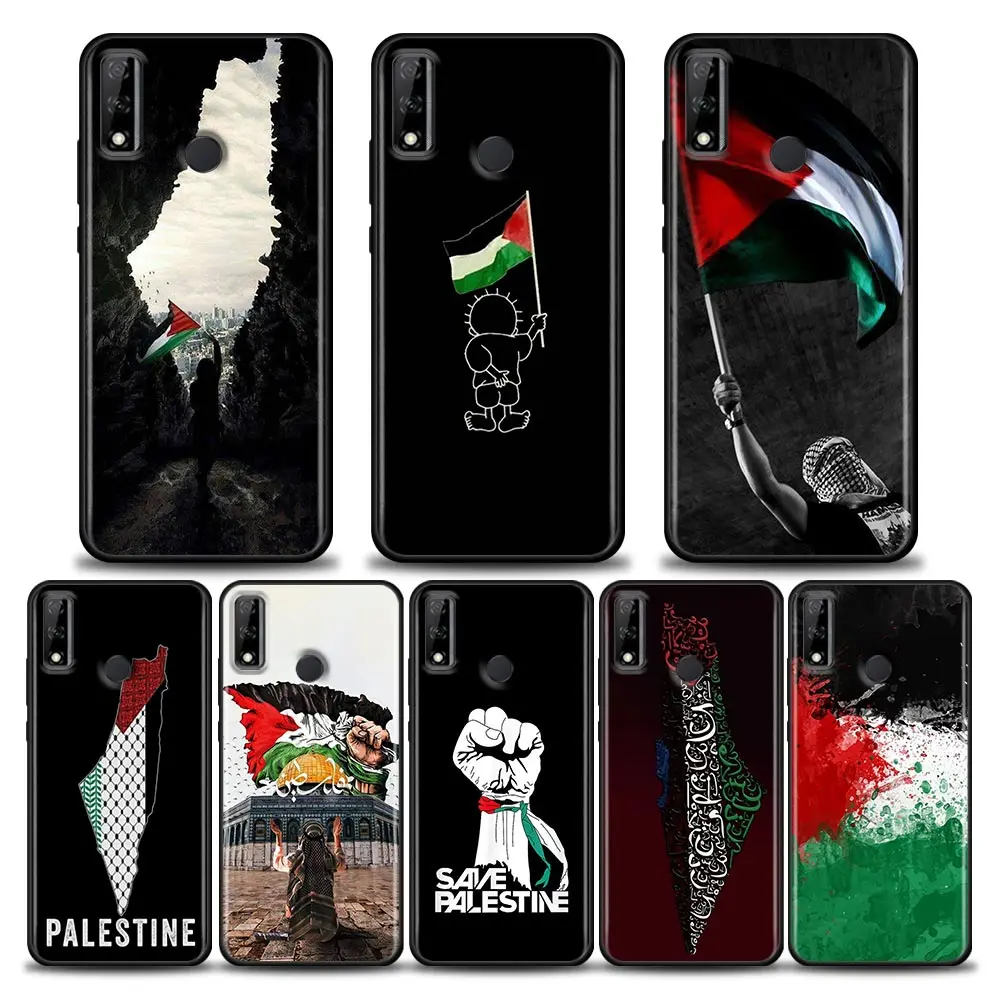 

Palestine Flag Jerusalem Landmark Silicone Case For Huawei Y6 Y7 Y9 2019 Y6 Y8s Y9A Soft Cases Cover Mate 10 20 Lite 40 Pro Plus