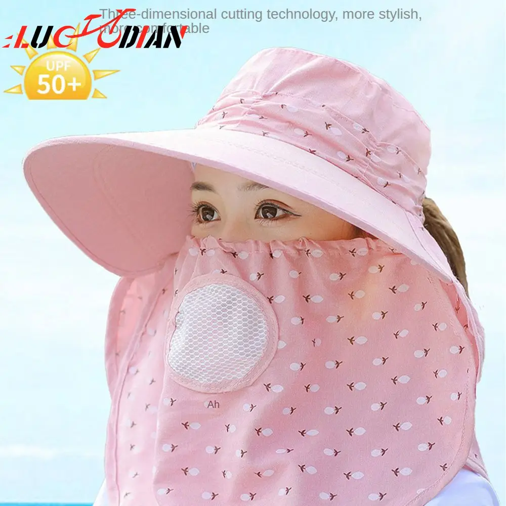 

Thoughtful Design Fishermans Hat Cool And Cool Breathable And Not Stuffy Uv Protection Hat Multi-directional Sunscreen Shawl