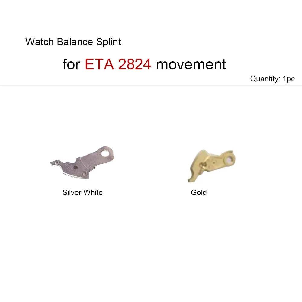 

Watch Balance Wheel Splint for ETA 2824 Movement Replacement Watch Part Single Pendulum Plate for eta 2824 Movements