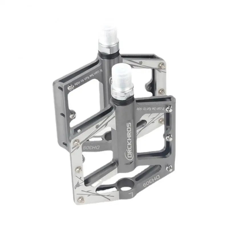 

Bearing Pedal Firm Smooth Non-slip Foot Nails Aluminium Alloy Light Mountain Bike Parts Bicycle Pedal 3-axis One-piece Stable