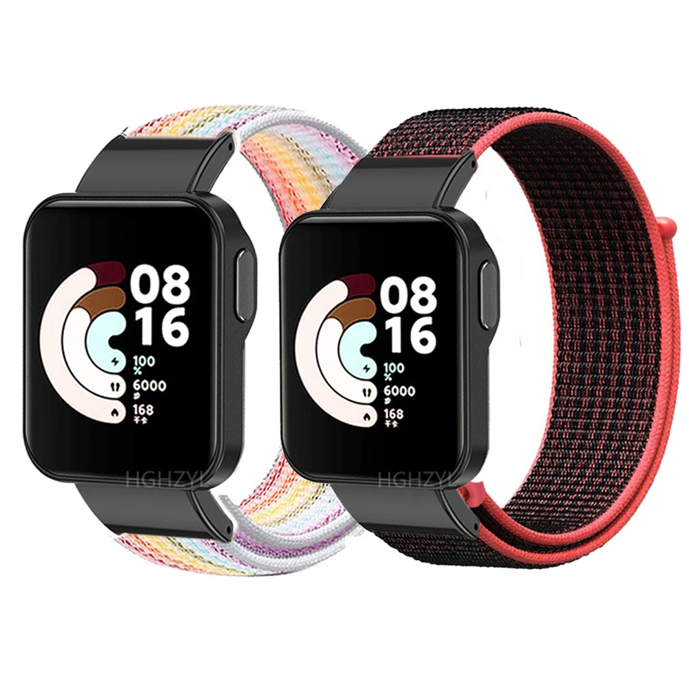 Новые Нейлоновые браслеты для Xiaomi Mi Watch Lite Redmi 2 сменный браслет на запястье бампер