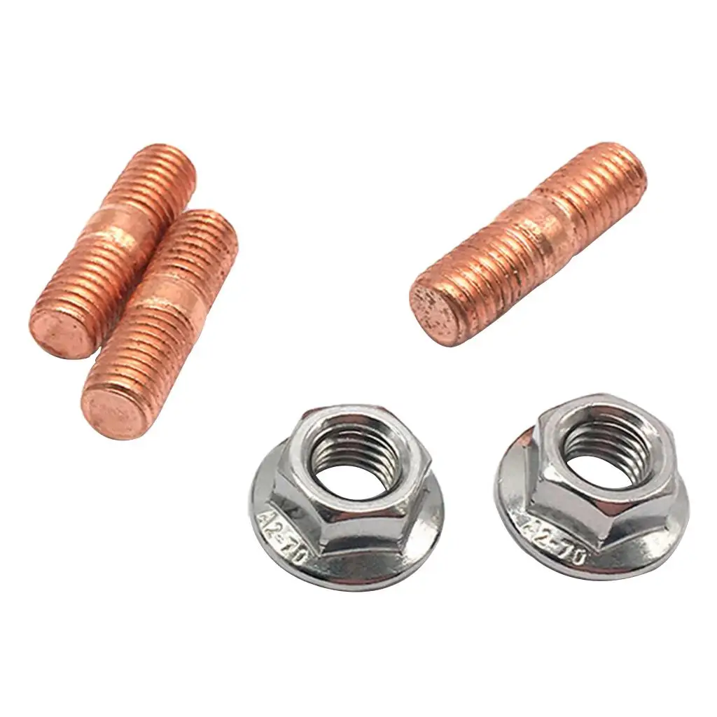 

M10 x 1.5mm Threaded Studs Kit Flange Nuts High Strength T3 T4 T6
