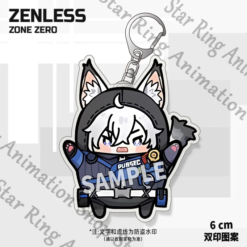 Фото Zenless Zone Zero Ellen Joe Зажигалка Yumina Yua Аниме Акриловая сумка Подвеска Брелок Брелок Косплей Мультфильм Подарок Украсить №4