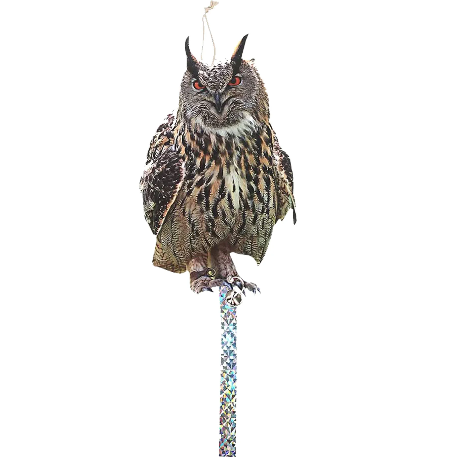 

Scare Birds Away Owl Decoration Effective Bird Control Device With Reflective Tape To Keep Birds Away Owl Decor Bird Control