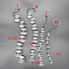 Стеклянные анальные шарики, Анальная пробка, Ранняя Анальная пробка для взрослых, мастурбация, Мужская простата, массаж, магазин эротических интимных товаров