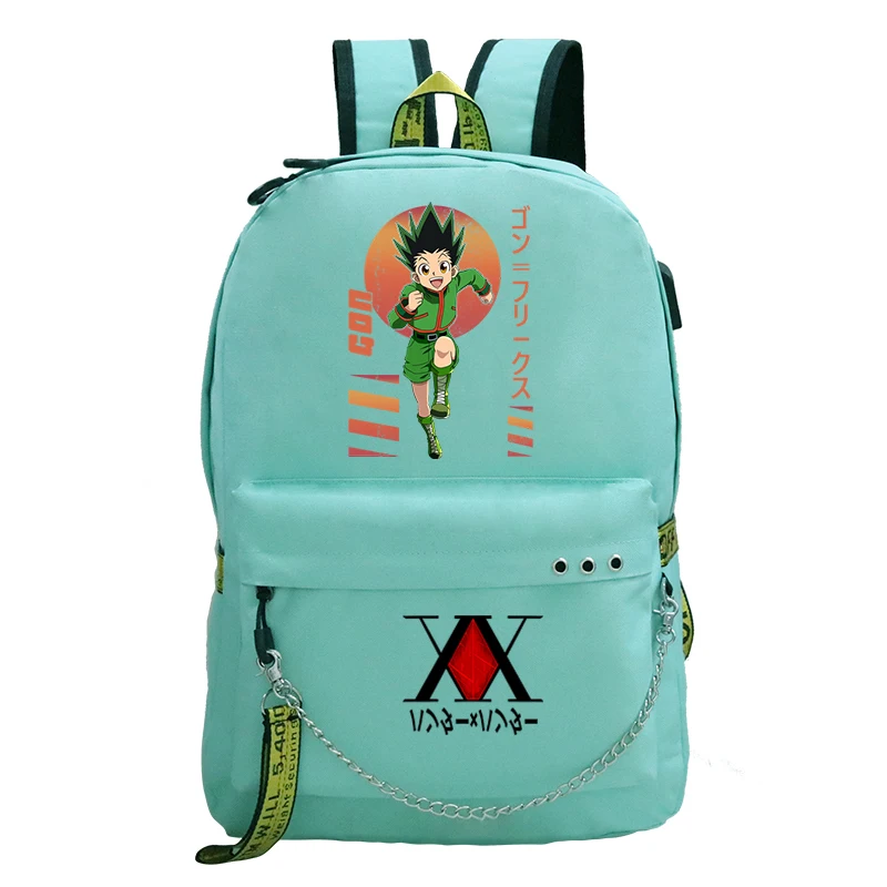 

HUNTER×HUNTER аниме-Рюкзаки Mochilas Para студенты винтажный Plecak Damski Harajuku дорожные сумки школьный рюкзак