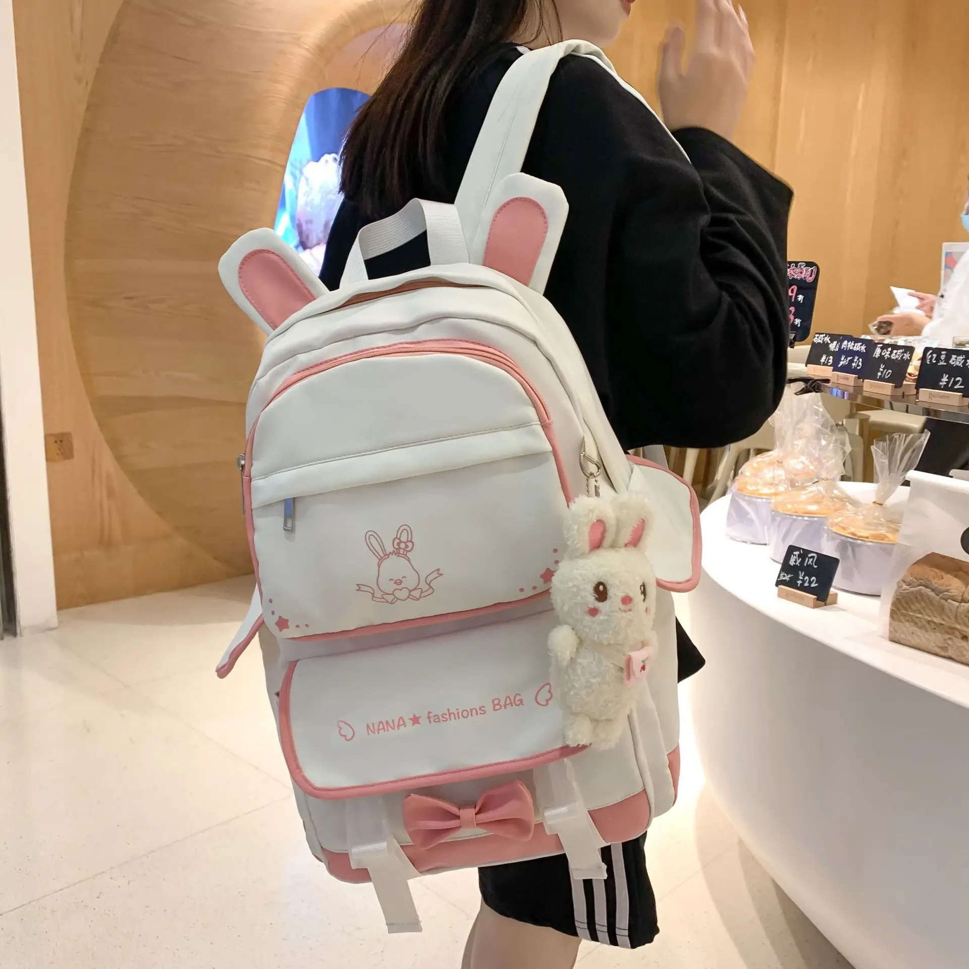 

Dropshipping fashion trend women's backpack cute high school backpacks for students school bags girls' school backpack