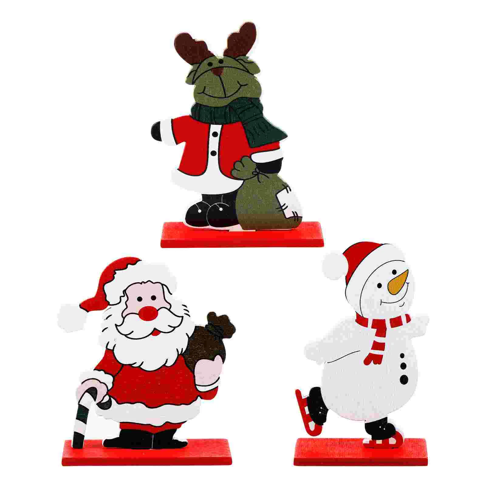 

3 Christmas Desktop Decoration Ornament Home Office Desktop Accessory