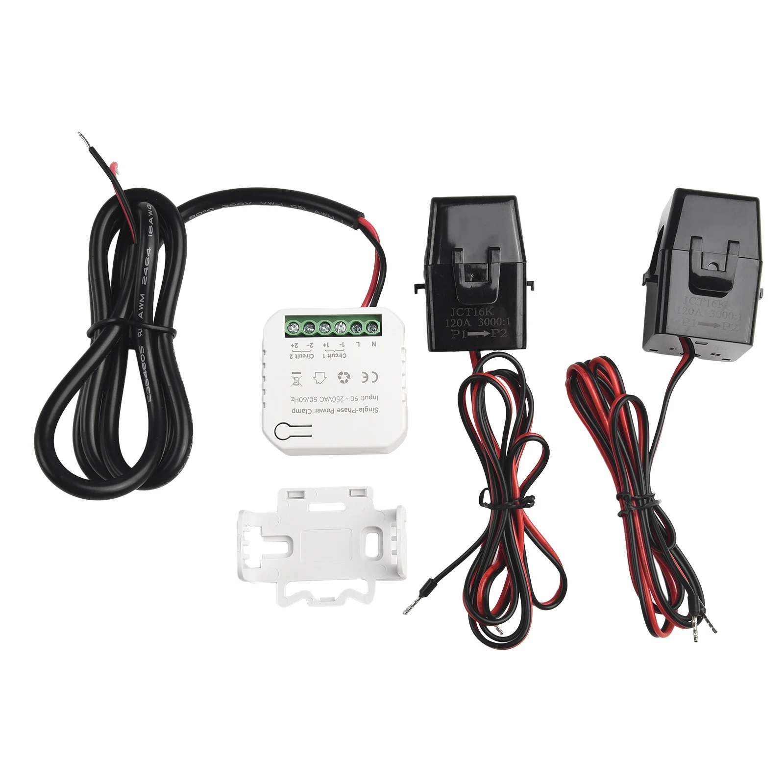 

Power Monitor Energy Meter With Transformer Clamp 90~250 Vac 50/60 Hz Electrical Supplies For Power Statistics