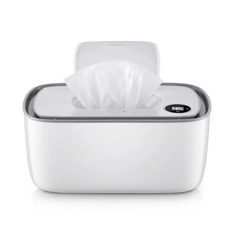 

18W Large Capacity Portable Wipe Warmer Wet Wipes Dispenser Holder One Key To Adjust Temperature LED Realtime Display