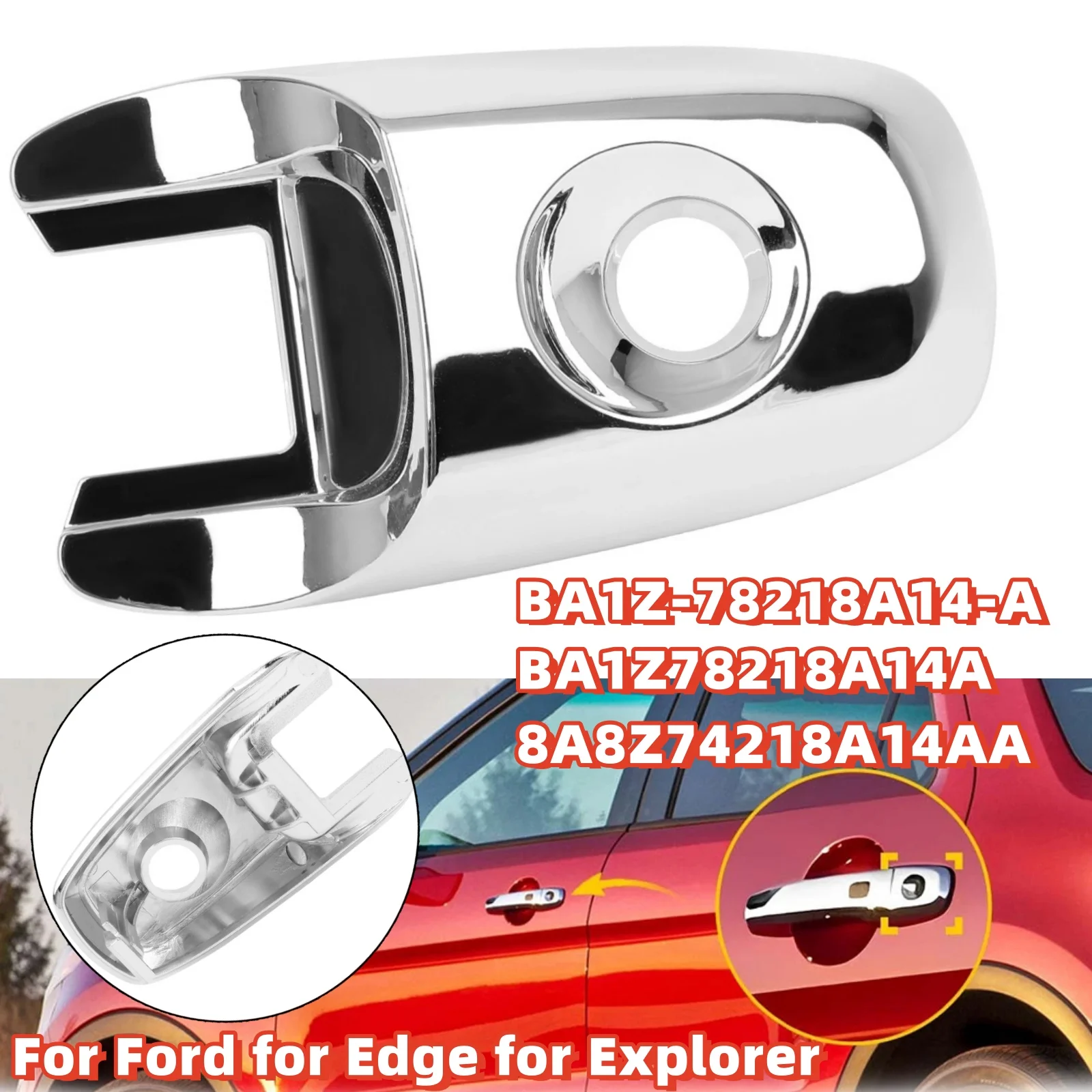 

Внешняя крышка цилиндра замка дверной ручки для Ford Edge для Explorer для SEL BA1Z-78218A14-A BA1Z78218A14A 8A8Z74218A14AA