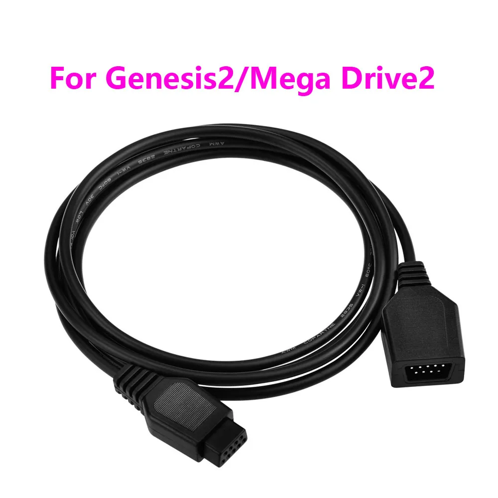 100pcs 3m 9PIN Controller Extension Cable For SEGA For Genesis 2/Mega Drive 2 MD 2 Console Handle Gamepad Extend Line Cord Wire