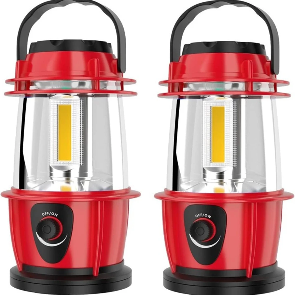 

1PC Portable LED Camping Lantern COB LED Tent Lamp Waterproof Outages Emergency Light Working Flashlight