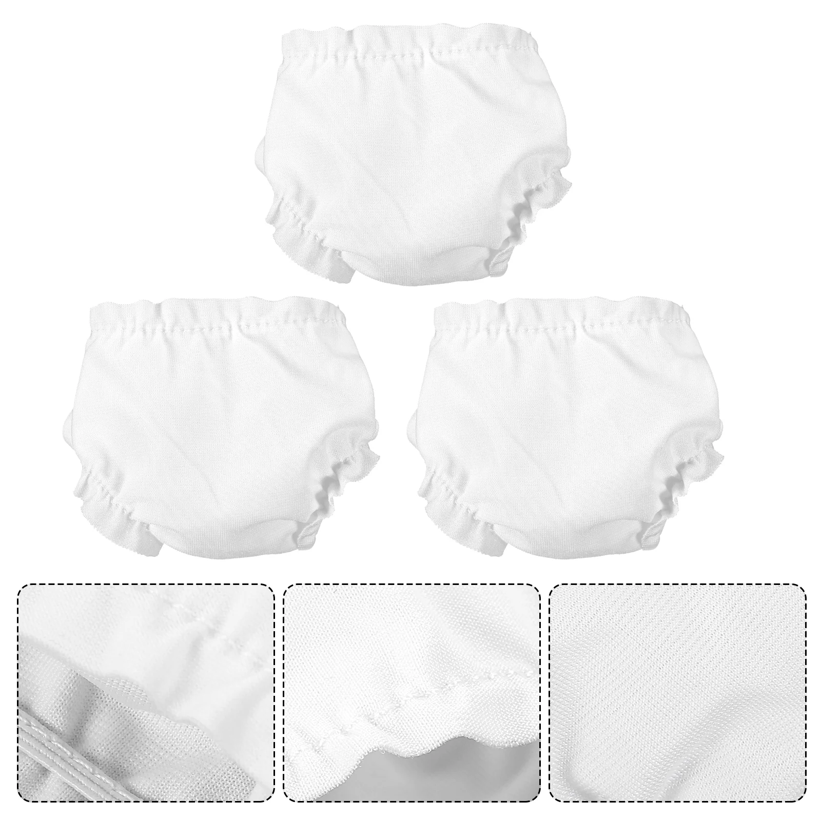 

, 12pcs Accessories for 10 Inch Pretend Play White