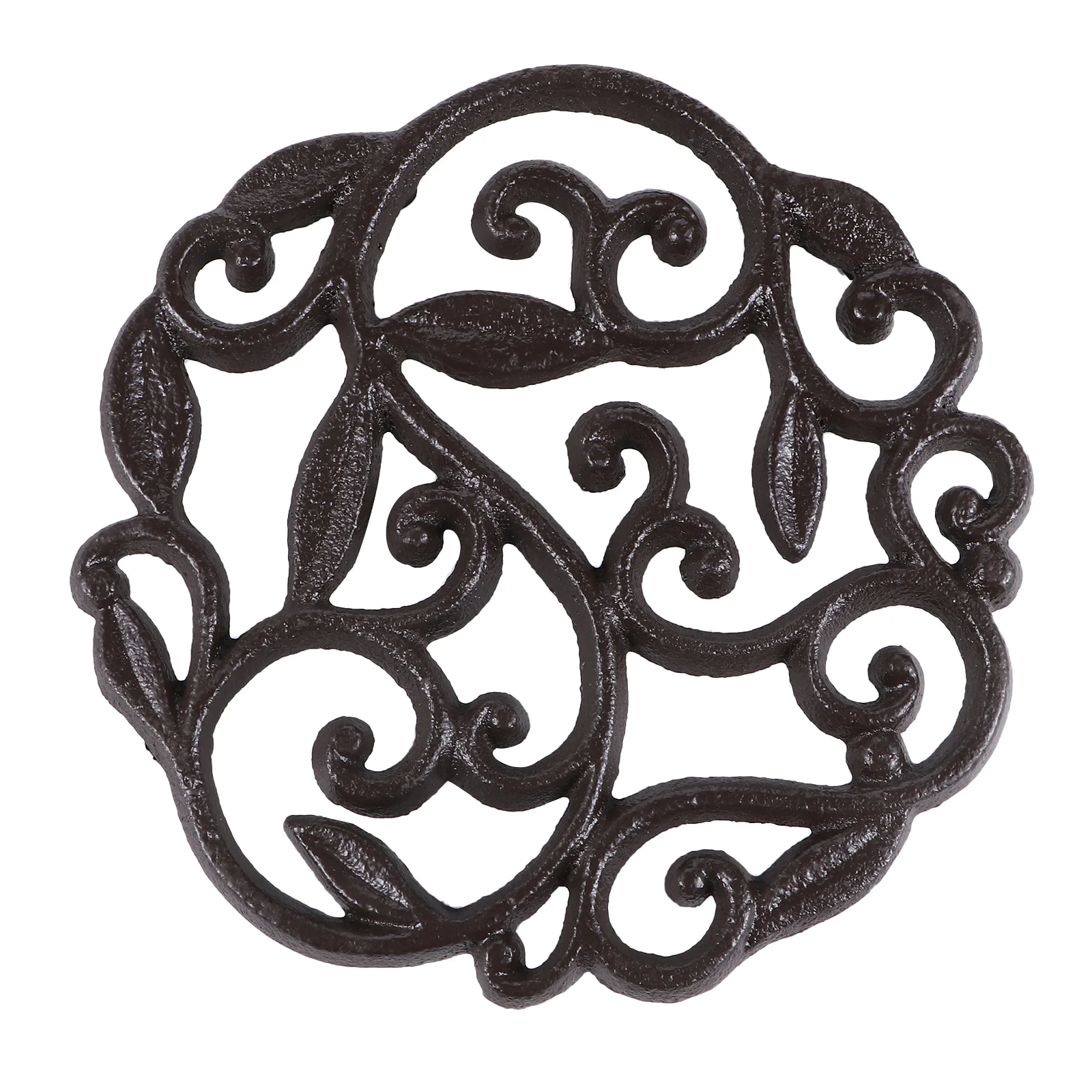 

Pot Silicone Carved Iron Trivets Trivet Multi Intricately Mat Holder Hot Flower Stand Metal Castnon Pads Functional Use Planter