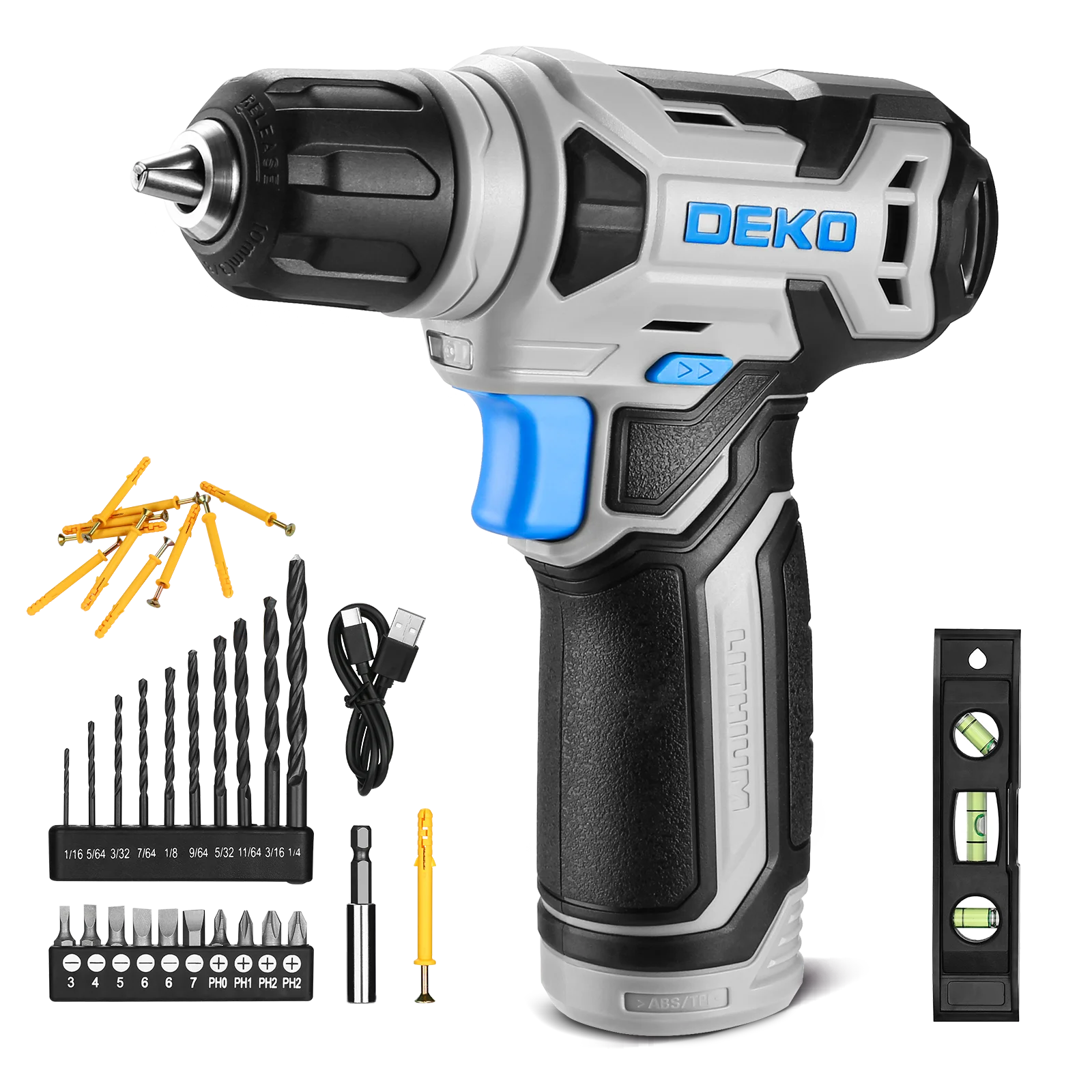 

Беспроводная дрель DEKO 8В