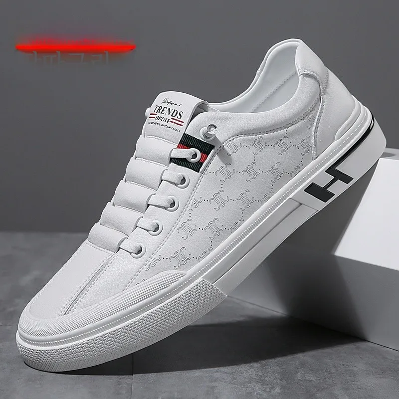 Мужская обувь Woodpecker новинка весны 2024 повседневная кожаная из натуральной кожи с