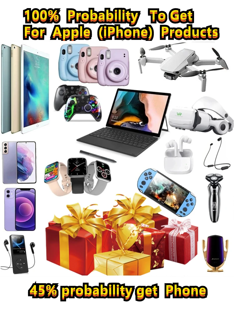 

2022 new Lucky Mystery Box Blind Box 100% Surprise High-quality Electronics Christmas Gift Novelty Random Item Mystery Box