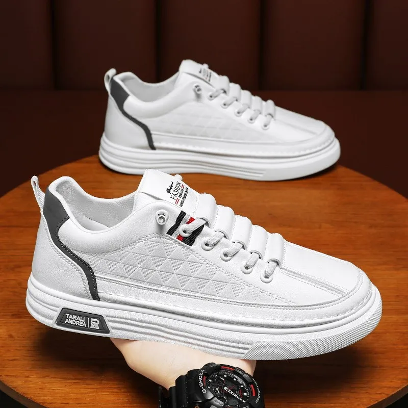 

2023 Men's Shoes Autumn New Flat Breathable Fashion Lace Up Sneakers Male Comfort Sport Outdoor Hard-Wearing Zapatillas Hombre