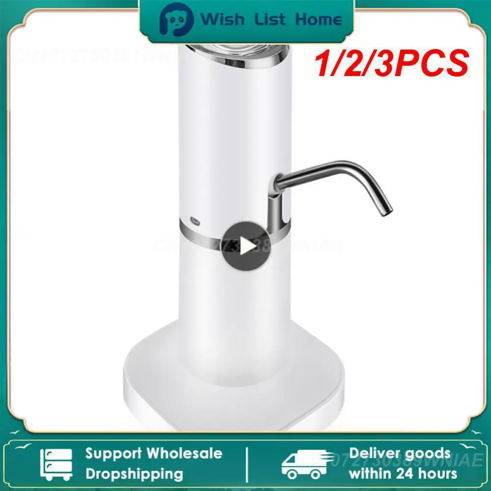

1/2/3PCS saengQ Water Pump Dispenser Water Bottle Pump Mini Barreled Water Electric Pump USB Charge Automatic Portable Bottle