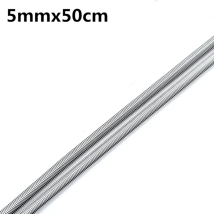 Ожерелье из плоской змеиной цепи нержавеющей стали 316L цепочка титановой