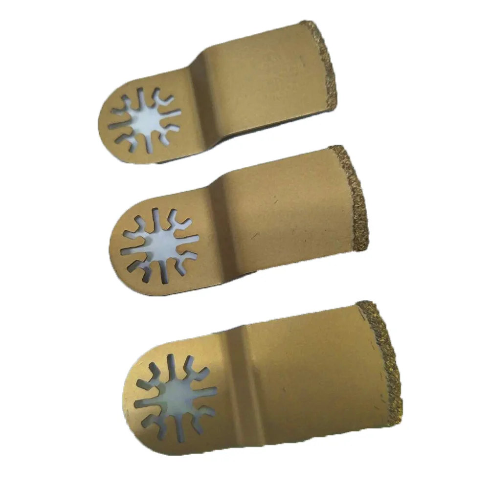 

3pcs Carbide Oscillating Tool Saw Blade Oscillating Multifunction Power Tool Cut Severely Abrasive Materials Remove Mortar