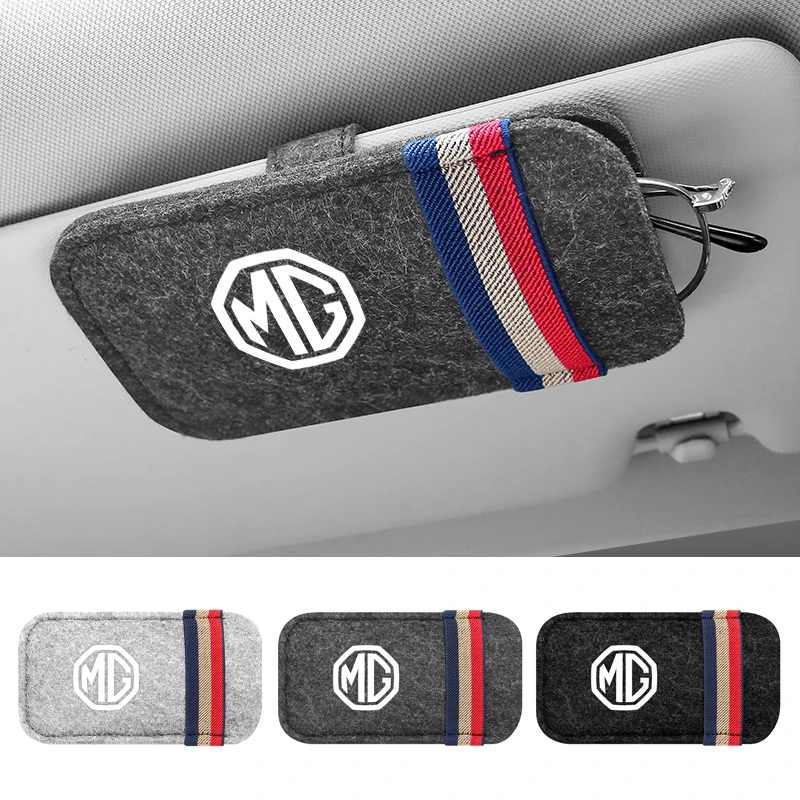 

Glasses Holder Car Sun Visor Sunglasses Storge Case Box for MG MG3 5 6 7 TF ZR ZS ES HS EZS Morris 3 GS Auto Interior Decoration