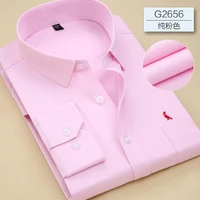 new stretch anti wrinkle cotton mens pius shirts long sleeve dress shirts for men slim fit camisa social business blouse shirt