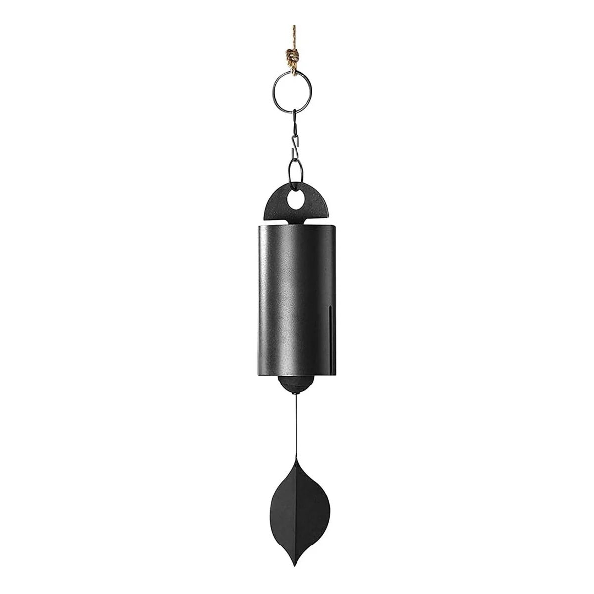 

Колокольчик с глубоким резонансом, безмятежность, ветряной колокольчик-металлический подвесной колокольчик ручной работы, стальной колокольчик, работающий красиво на ветру