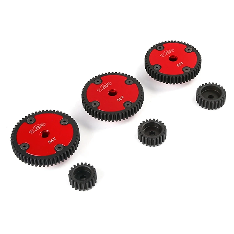 

54T/20T, 52T/22T, 50T/24T High Speed Gear Set Fit For 1/5 HPI ROVAN ROFUN KM BAJA 5B Rc Car Parts