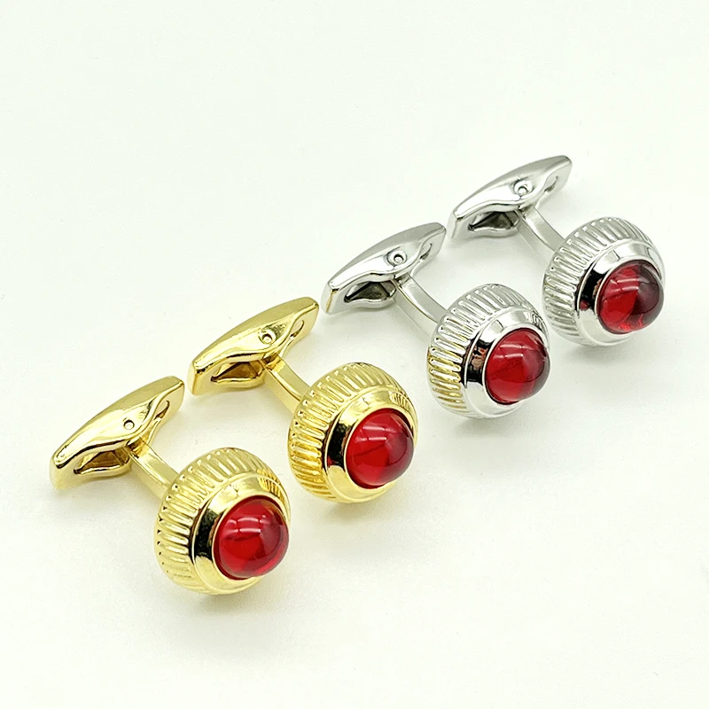 LAN CA Fashion Design Luxury Cuff Links For Men High Quality Metal Classic French Shirt Cufflink