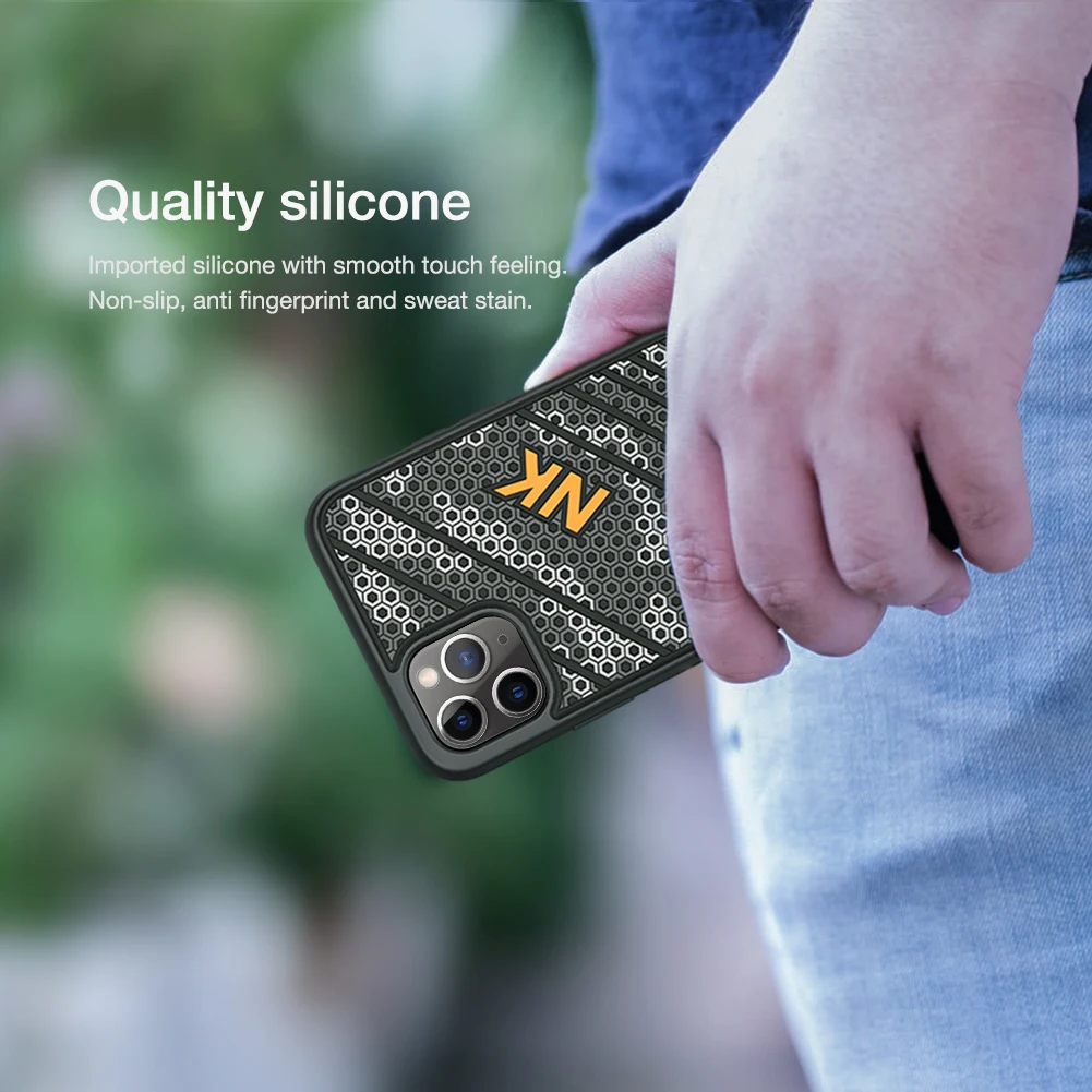 Чехол NILLKIN Striker для iPhone 11 12 13 Pro Max Mini 3D Текстура ТПУ Силикон Мягкая задняя крышка 11Pro