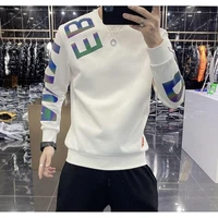 2022 colorful reflective spring and autumn new handsome vests mens casual fashion letter base shirt