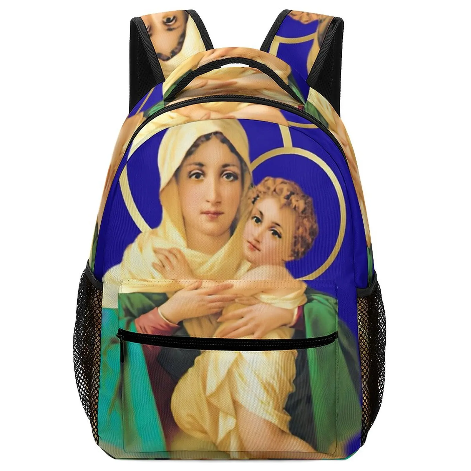 2022 Art Our Lady of Schoenstatt Virgin Mary Catholic Saint 2020-020 Backpack Child 3 Years for Children Kids Teen Bag Children