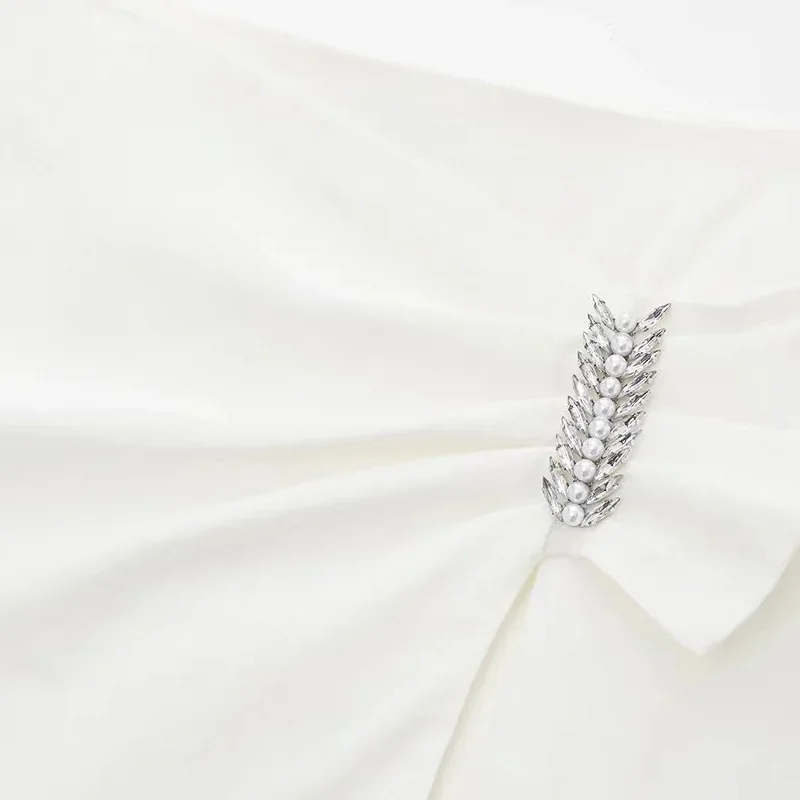 Юбка XITIMEAO женская с блестящей пряжкой модная винтажная мини-юбка завышенной