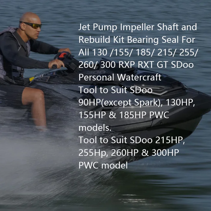 Фото Персональный комплект для восстановления струйного насоса Watercraft для SeaDoo SEA-DOO 130, 155, 185, 215, 255 260 300 RXP RXT GT, детали для гидроциклов №5
