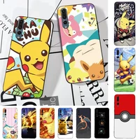 bandai pokemon phone case for huawei p30 40 20 10 8 9 lite pro plus psmart2019