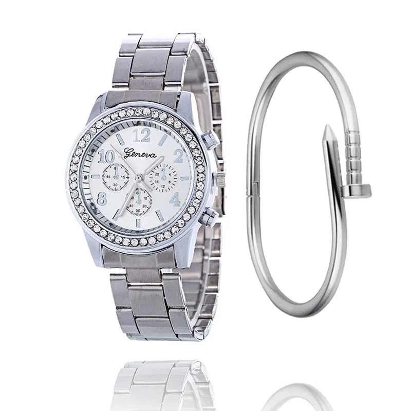 

2019 new montre femme marque de luxe stainless steel strap casual men's watch ladies quartz watch Relogio Feminino wholesale