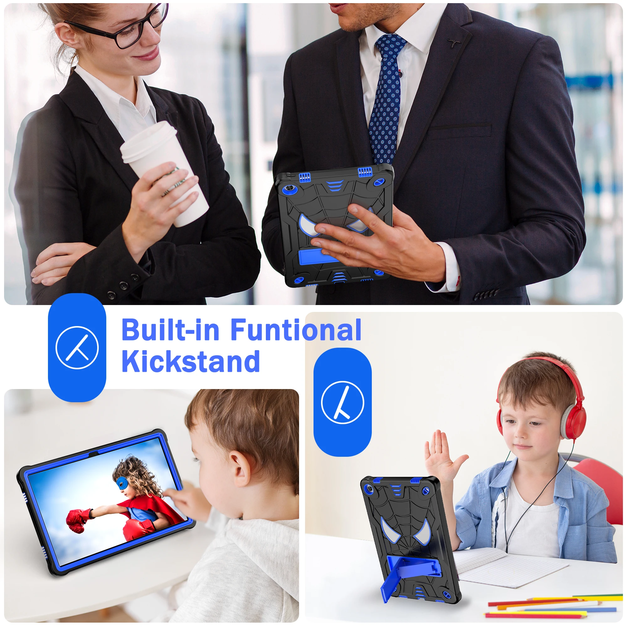 Case for Lenovo M10 Plus 3rd Gen Tablets Xiaoxi Pad 10.6 TB-128F Fundas 10.1 128FU TB328FU Kids Safe Protector Cover Coq