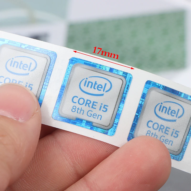 Наклейки с логотипом на ноутбук 8-го поколения I3 I5 I7 Celeron Intel CPU Xeon Pentium 1/5 шт. |