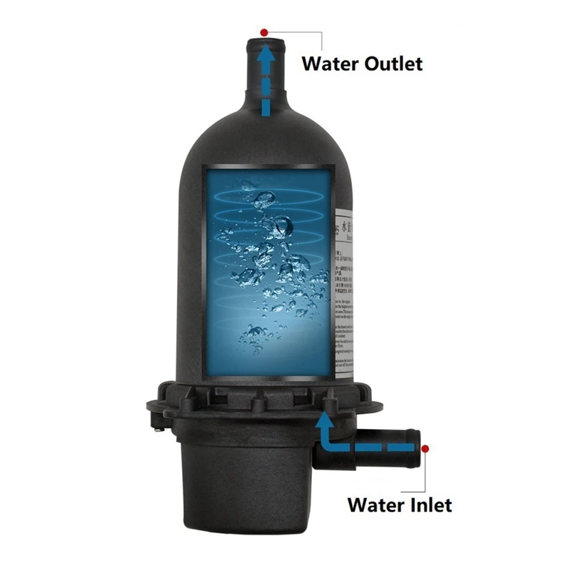 Подогреватель блока двигателя водонагреватель с автоциркуляцией черный