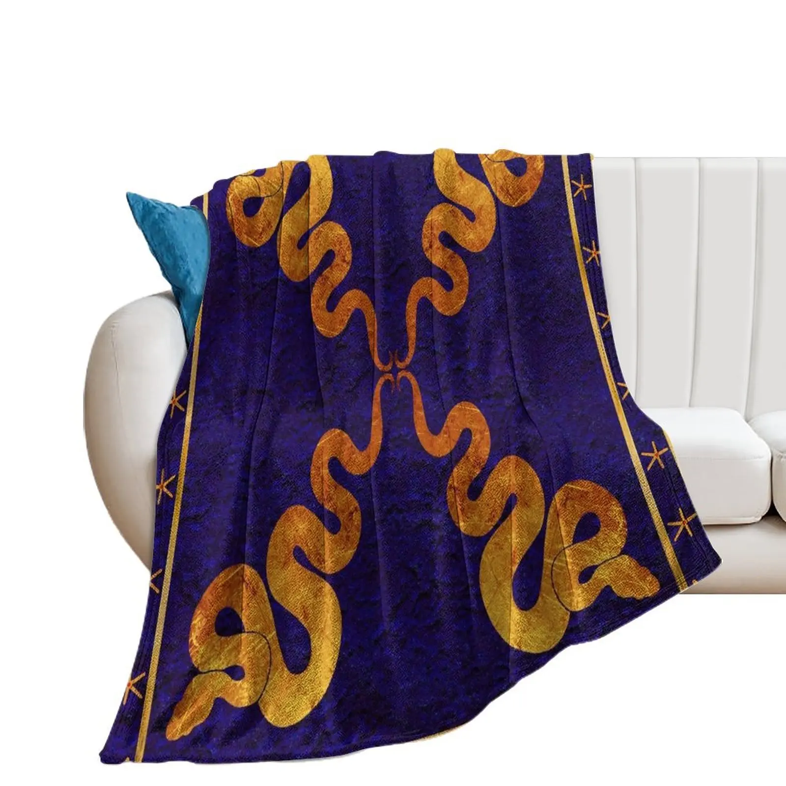 Египетская змея плед Стюарта литлджон на диван одеяла