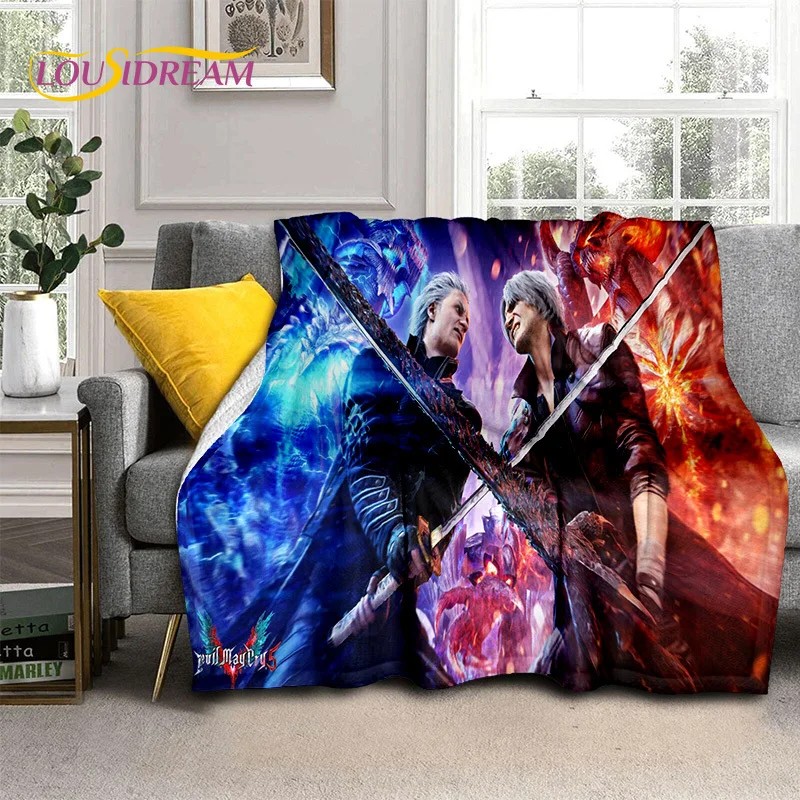 

D-Devil May Cry Games DMC Gamer HD Blanket,Soft Throw Blanket for Home Bedroom Bed Sofa Picnic Travel Office Cover Blanket Kids