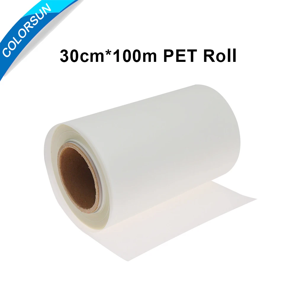 ПЭТ-пленка Colorsun 30 см * 100 м для принтера DTF L805 R1390 L1800 DX5 4720 I3200 Epson прямая переносная