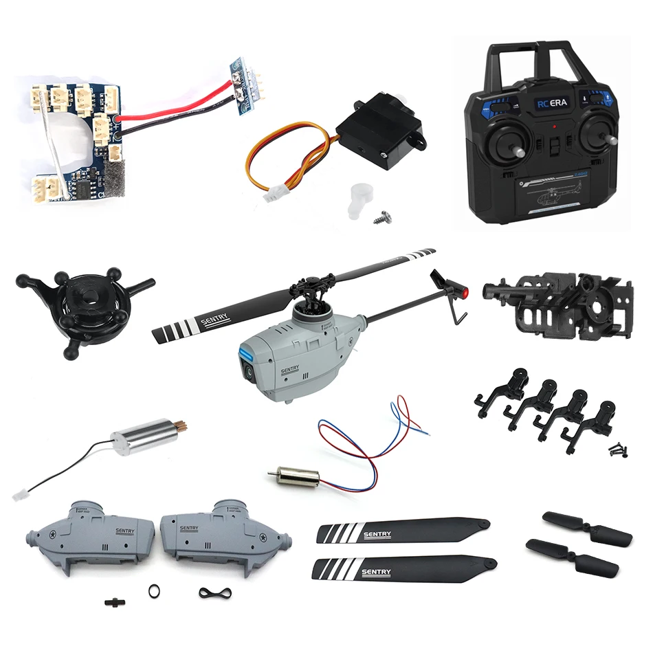 

Оригинальные запасные части для C127 Sentry E110 RC вертолет Основной лезвие корпус двигателя Swashplate аккумулятор (все аксессуары)